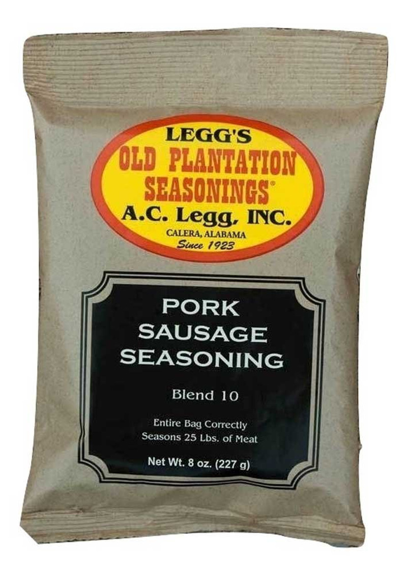 A.C. Legg Blend 10 Pork Sausage Seasoning – 8 Ounce