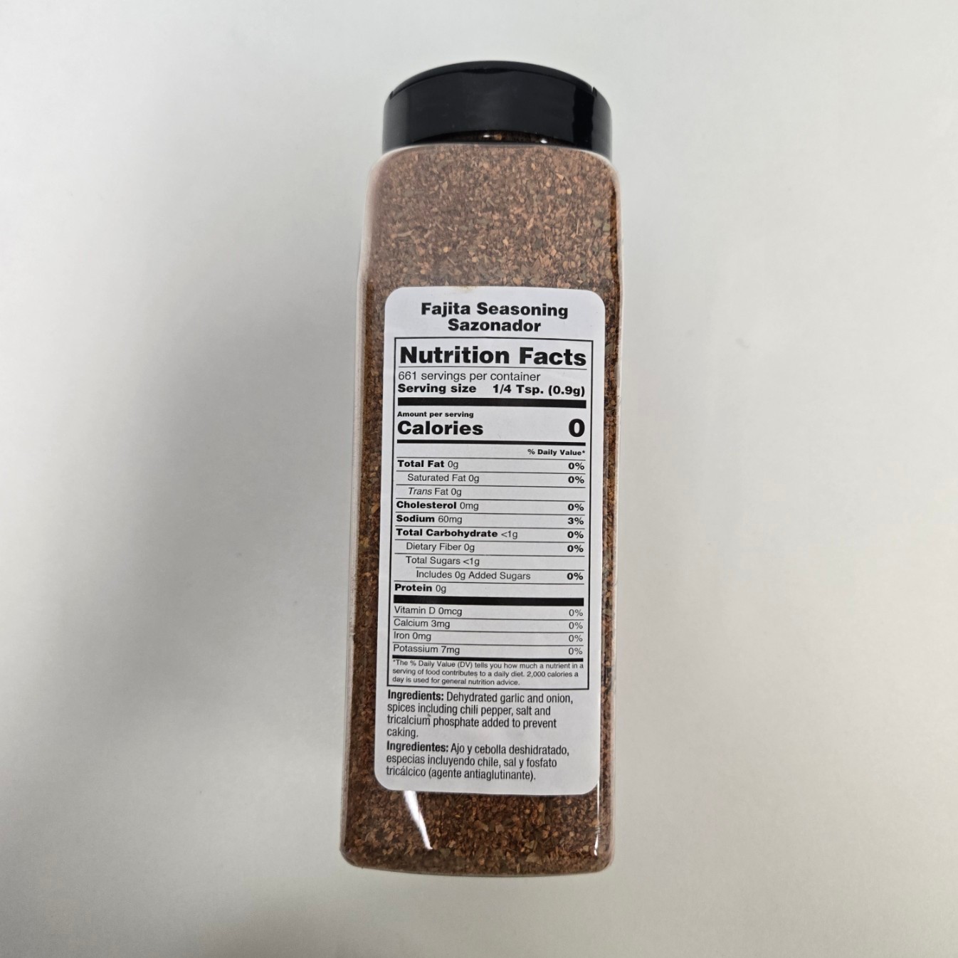 badia fajita seasoning, sazonador, 21 oz (595.4 g) EXP 11/2028