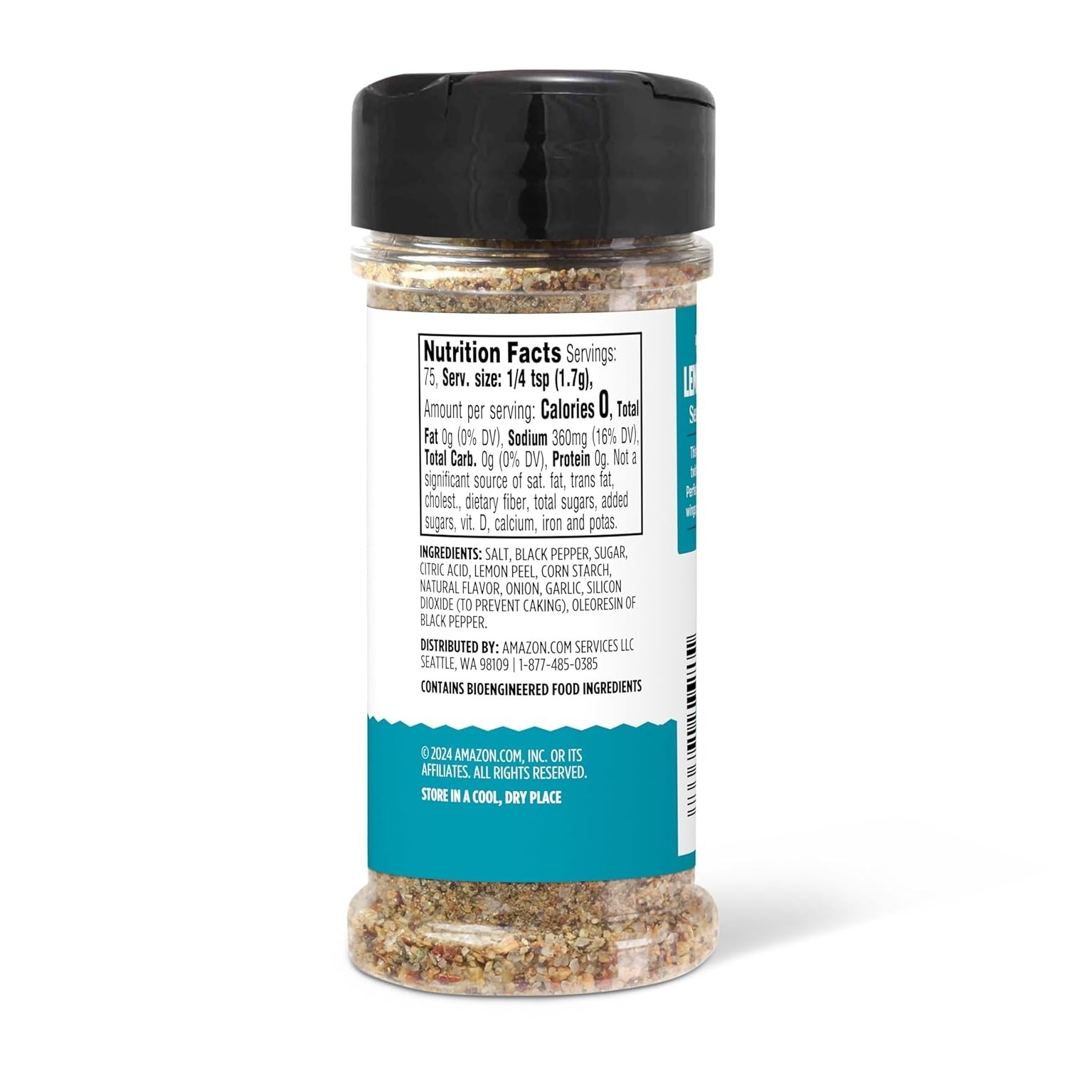 Kosher Certified Lemon & Pepper Seasoning – 4.5 Oz for Culinary Creativity