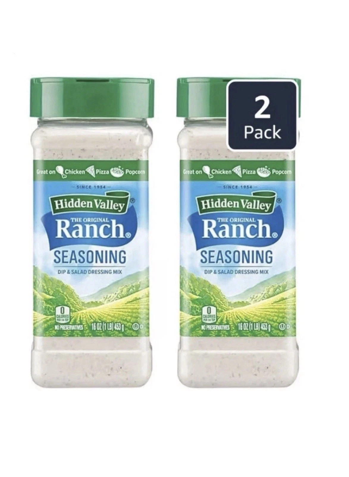 2 Pack – Hidden Valley Original Ranch Salad Dressing and Seasoning Mix (16 oz.)