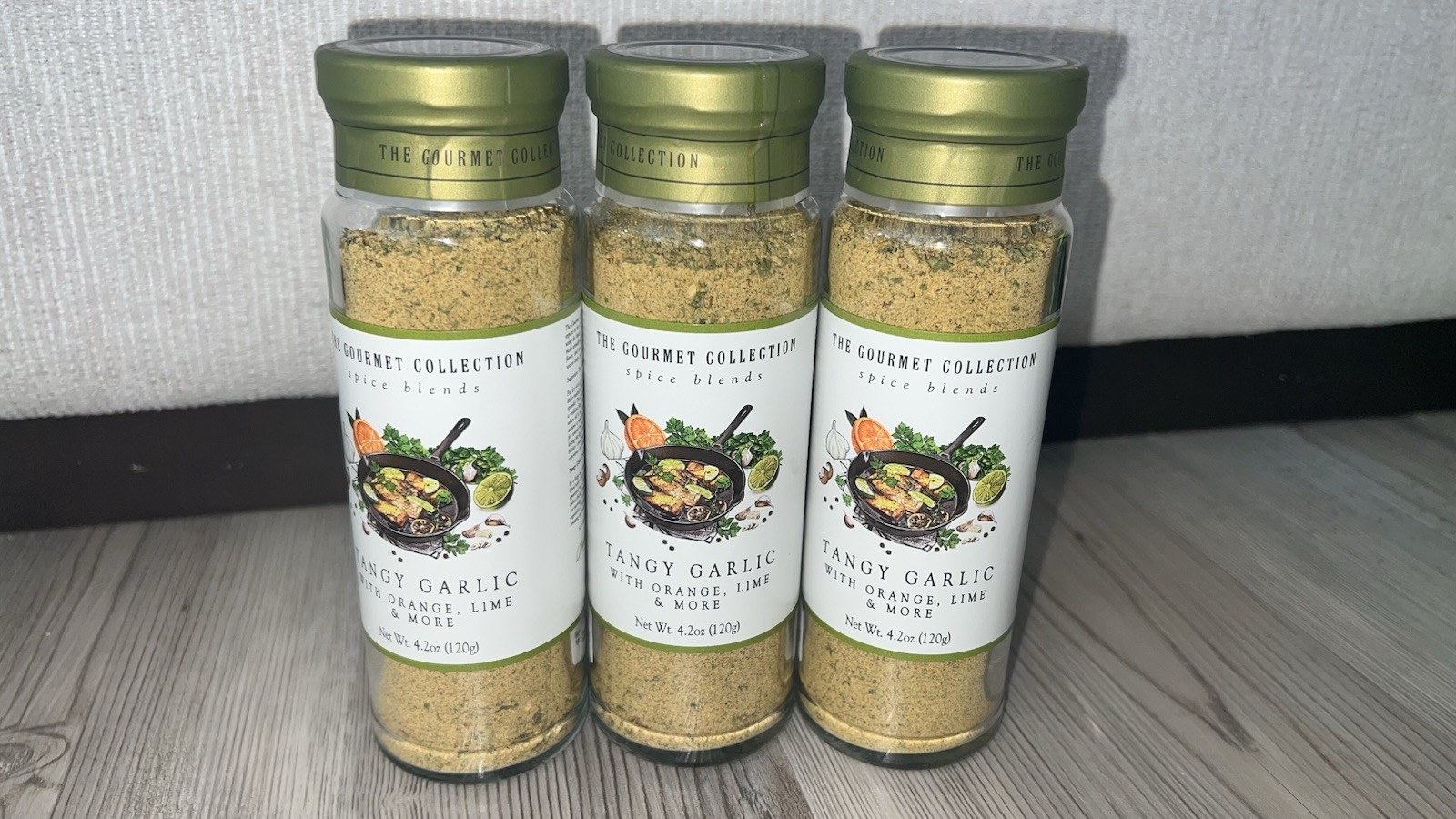 The Gourmet Collection Tangy Garlic Spice Blend 4.2oz Pack Of 3