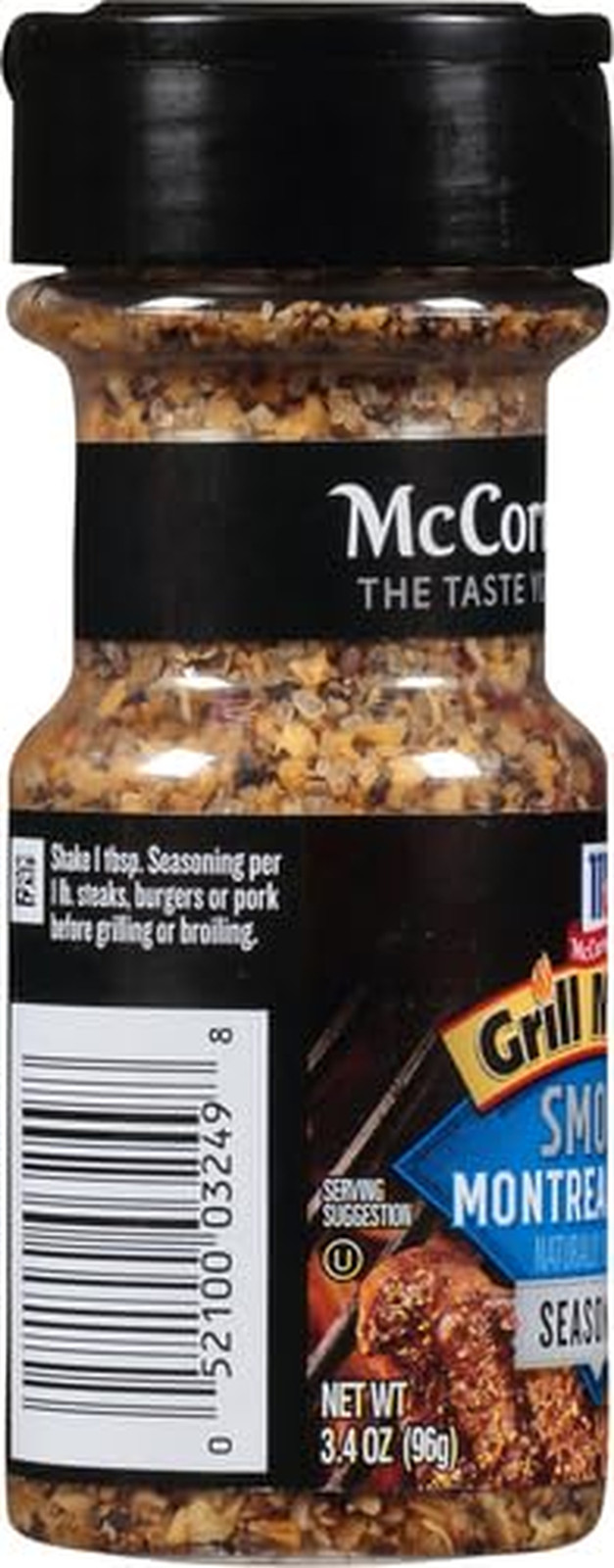 Mccormick Smoky Montreal Steak Seasoning, 3.4 Oz (Pack of 2)