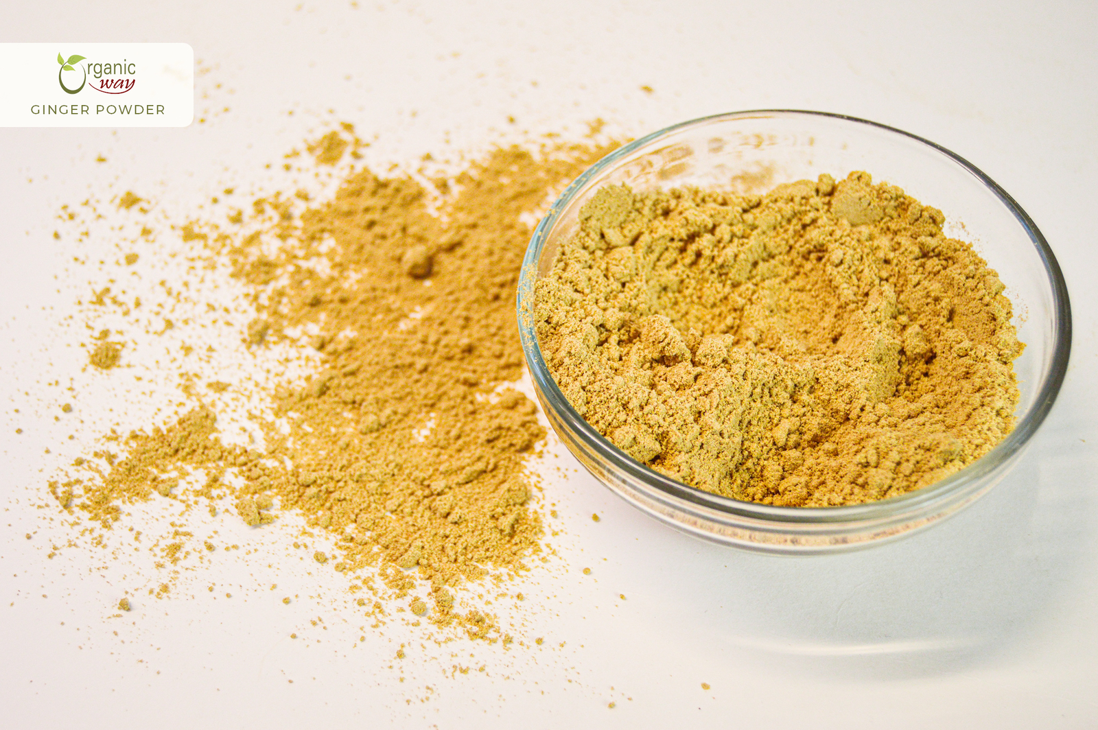 Organic Way Ginger Root Powder – Organic, Kosher & USDA Certified (1LBS / 16Oz)