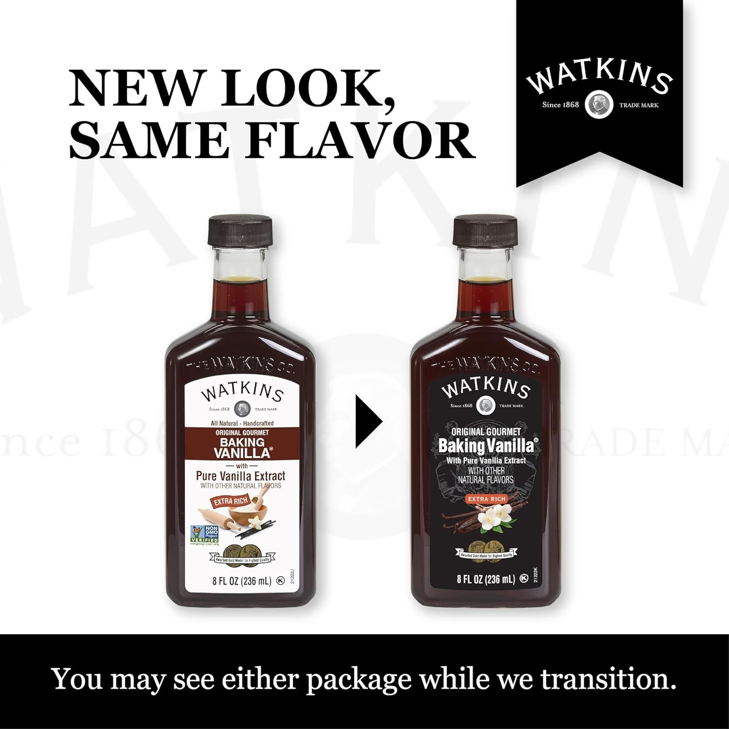 8 fl. oz. Pure Vanilla Extract – Gluten-Free & Kosher for Ultimate Baking