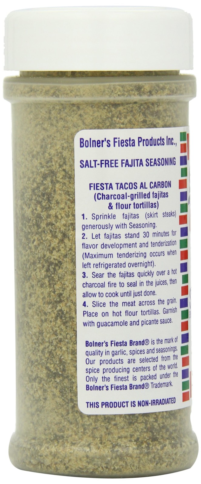Fiesta Seasoning Fajita Salt Free, 5-Ounce (Pack of 6)
