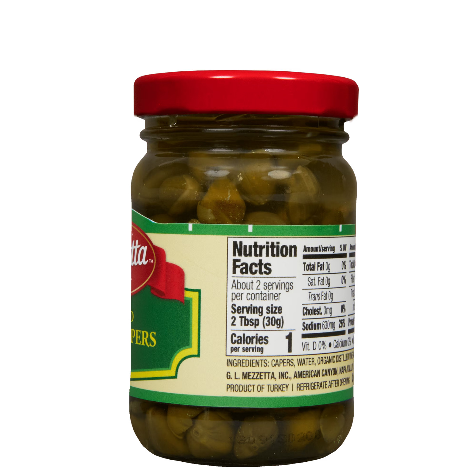 Imported Non-Pareil Capers, 4 fl oz Jar, (pack of 3)………