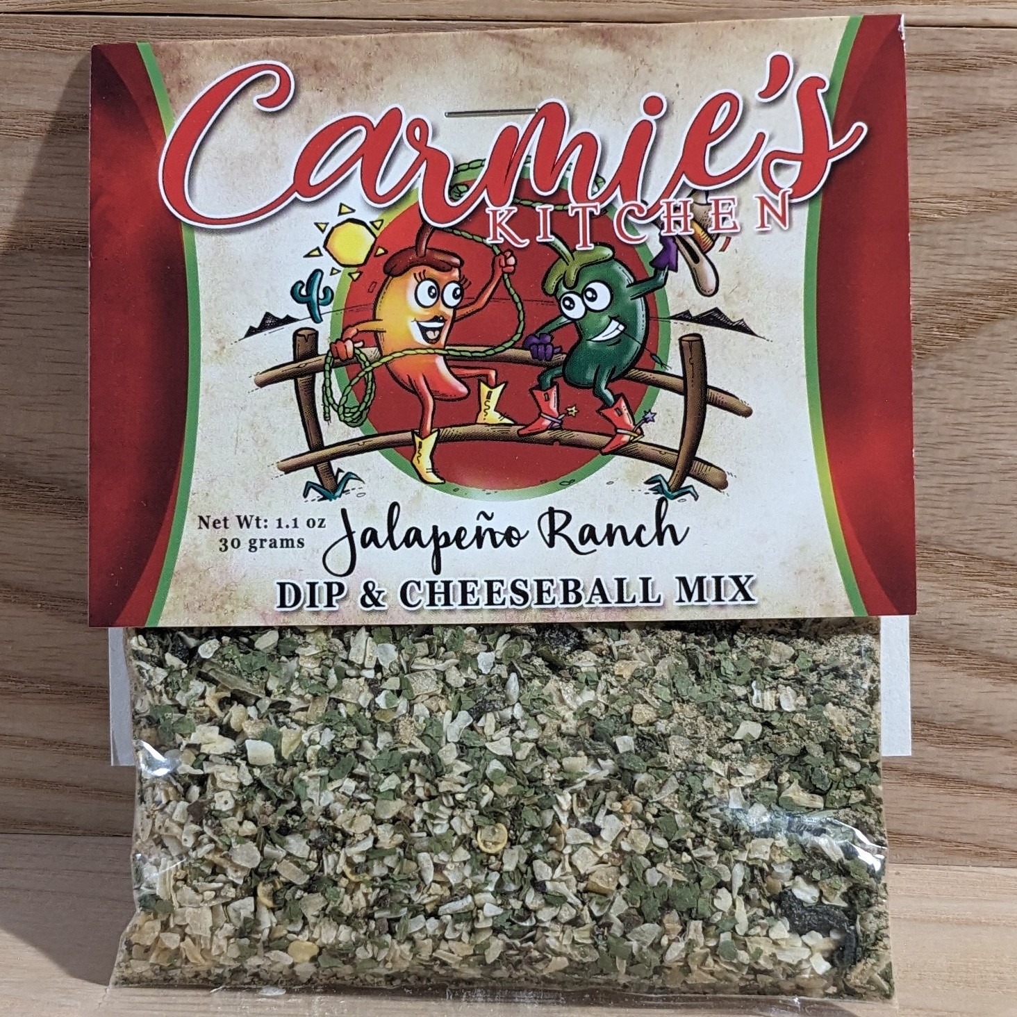 Carmie’s Kitchen Dip & Cheeseball Mix (Jalapeno Ranch)