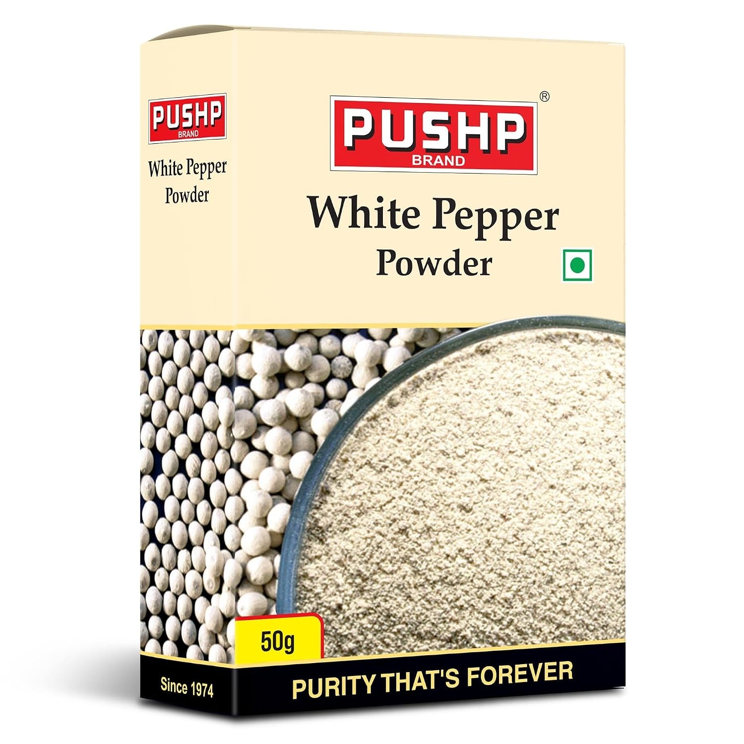 Pushp White Pepper Powder 50g