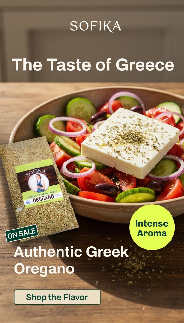 Oregano – Greek Premium Dried Culinary Herb from Greece, Whole 3.5oz