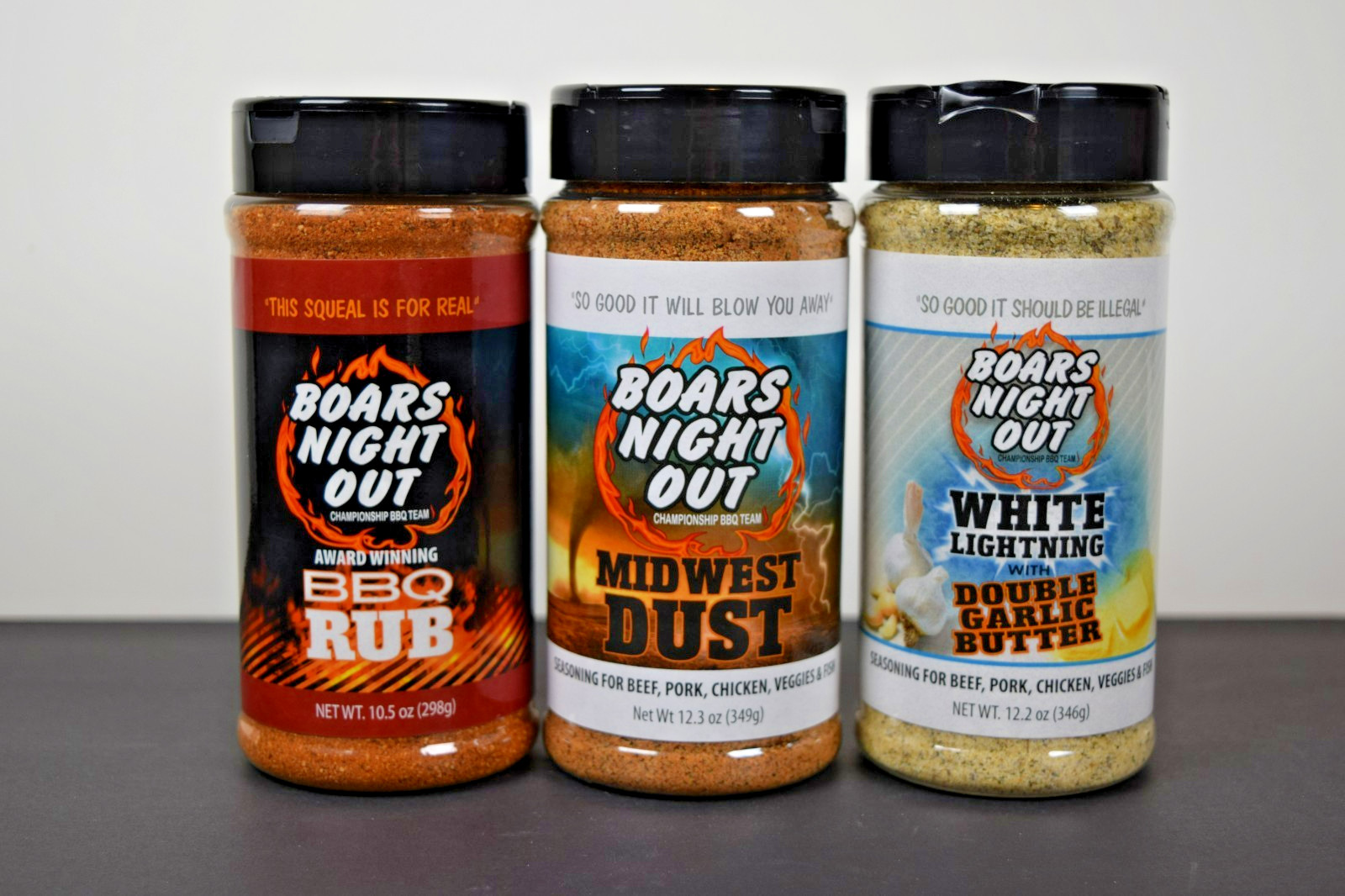 Boars Night Out – White Lightening Double Garlic Butter
