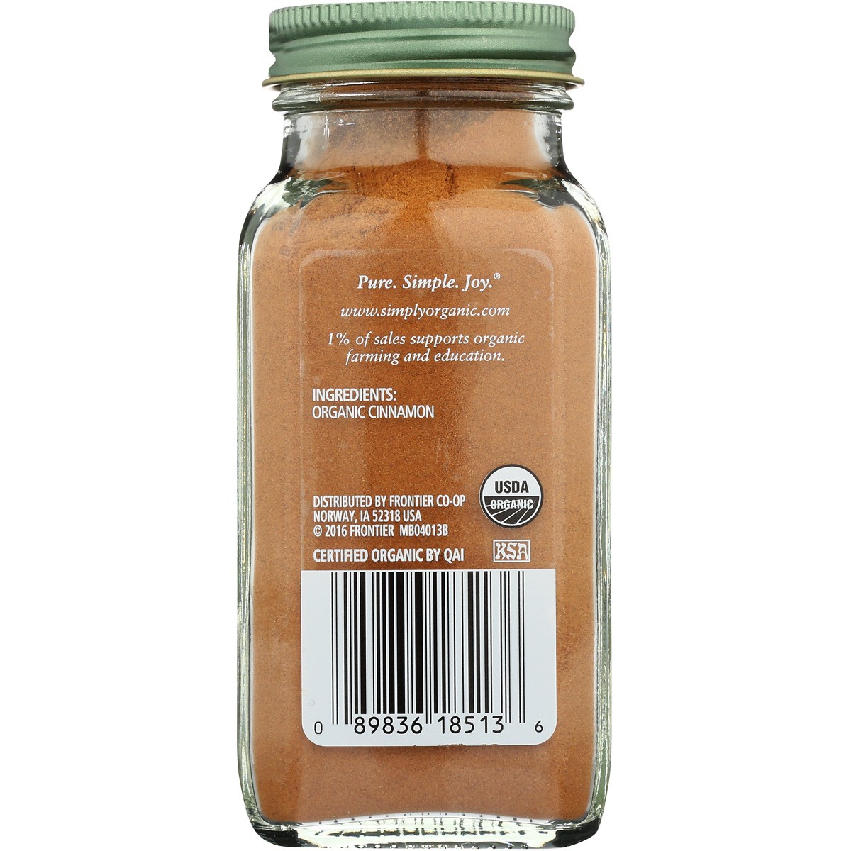 Ground Vietnamese Cinnamon Simply Organic 2.45 Oz Seasoning 6 Pack