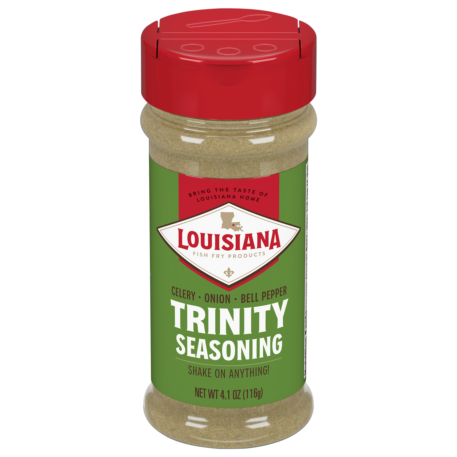 Louisiana Fish Fry Seasoning Trinity Shake Blend 4.1 oz (Pack of 12)