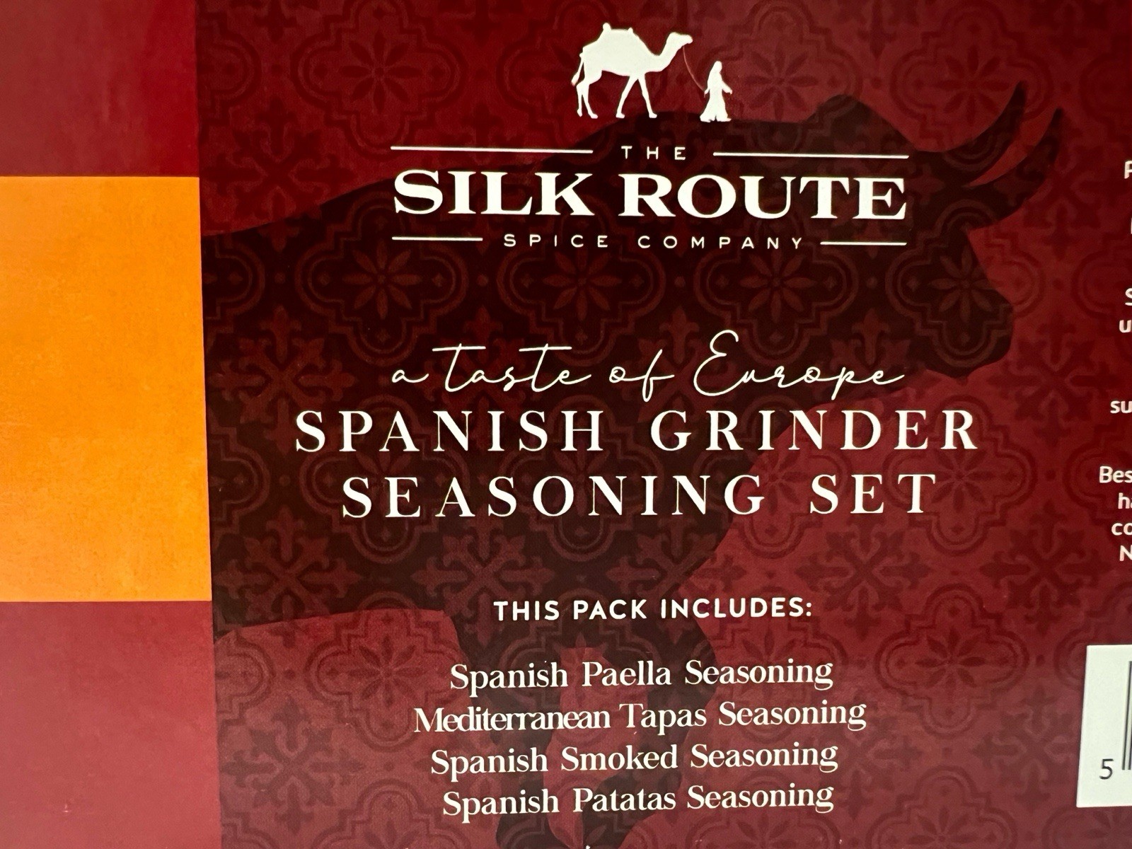 Silk Route Taste of Europe Grinder Seasoning French Italian Spanish Spices 3Sets