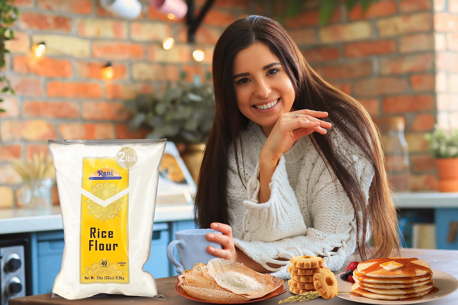 Rani Rice (White) Flour 32oz 2lbs() 908g