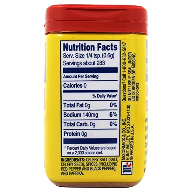 OLD BAY Seasoning, Classic Seafood 6 oz
