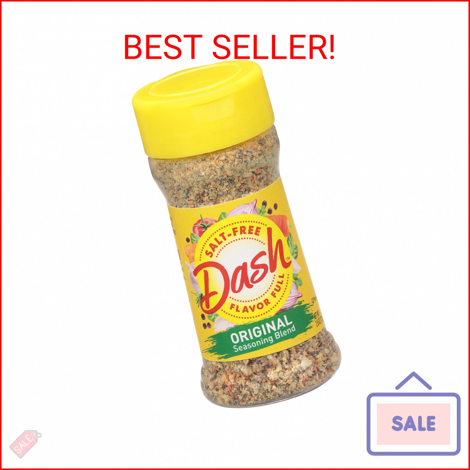 Dash Salt-Free Seasoning Blend, Original, 2.5 Ounce