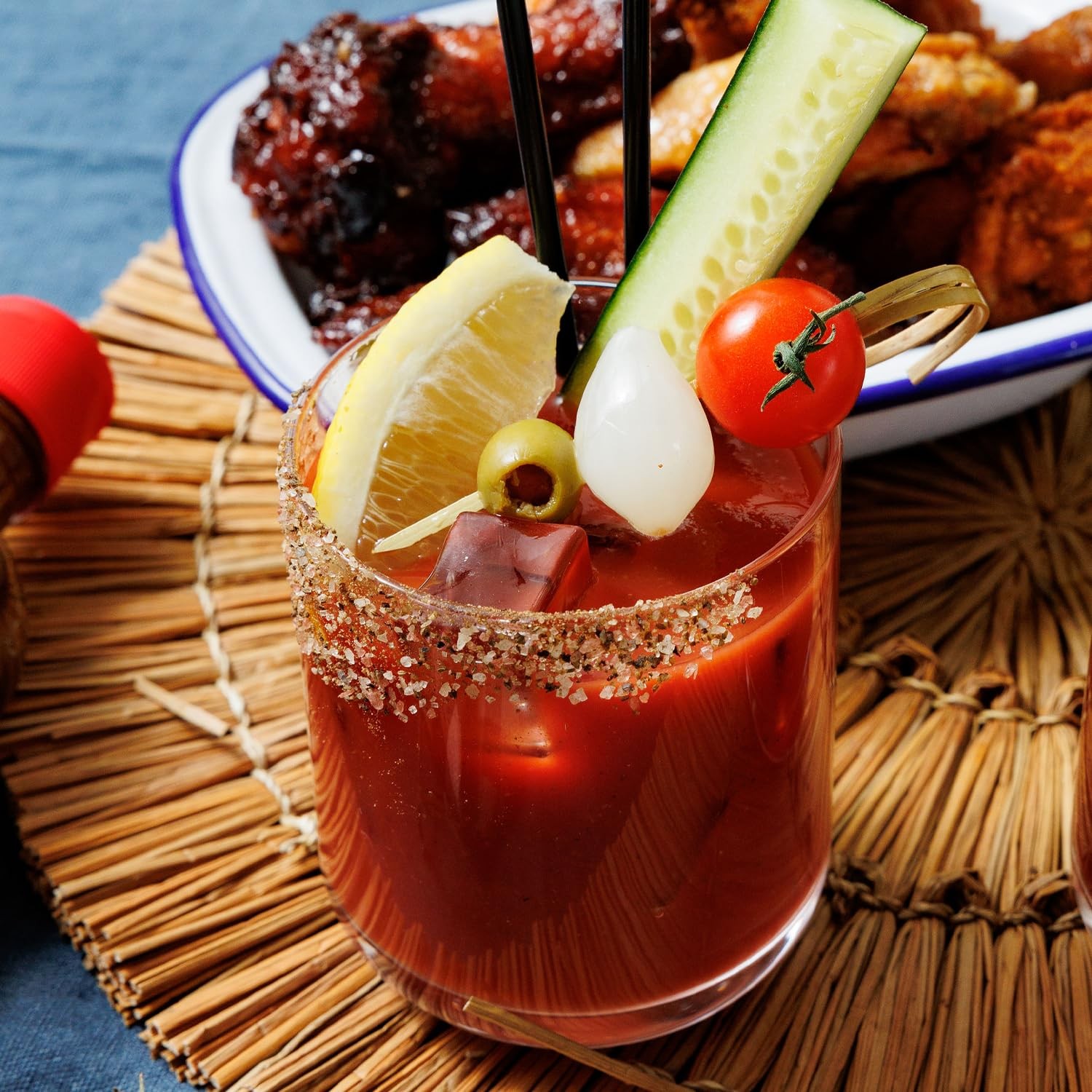 Bloody Mary Rim Salt Hawaiian Sea Salt Smoked Cocktail Rimmer 4 oz Tin
