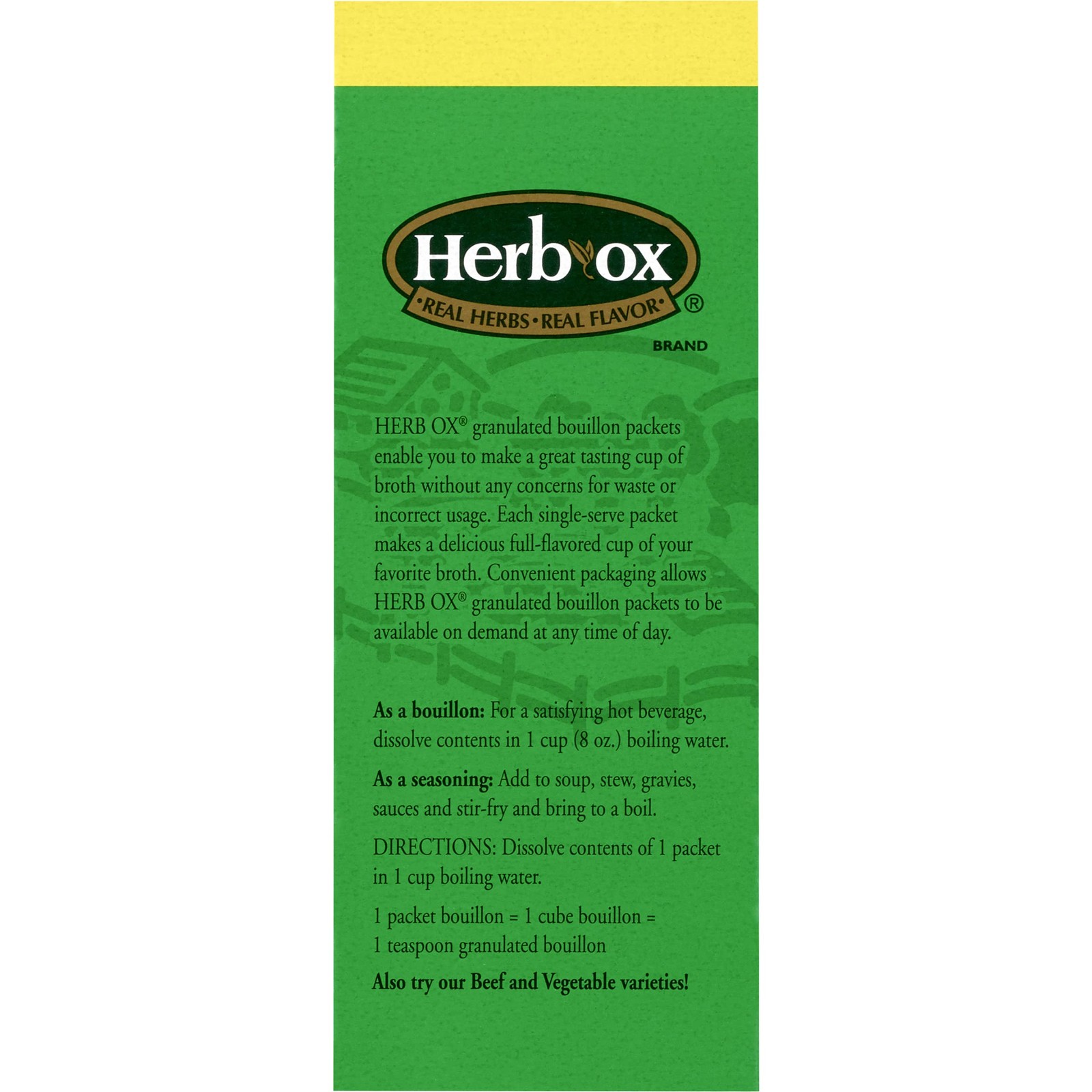 Herb-Ox Sodium Free Bouillon Bundle,`Beef and Chicken, 14.1 Ounce (Pack of 1)