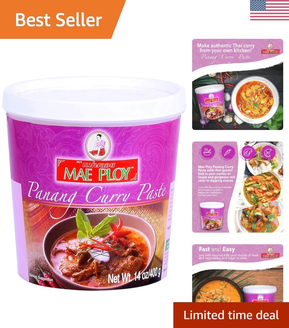 Panang Curry Paste, Authentic Thai Panang Curry Paste for Thai Curries & Othe…