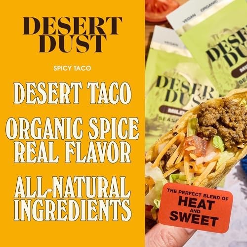 Desert Dust Mild Taco Seasoning | Organic, Gluten-Free, Vegan | All-Natural T…