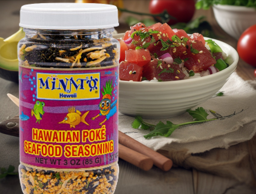 Minato – Hawaiian Salt Poke Seasoning Mix 3 Oz. ( 1 jar)