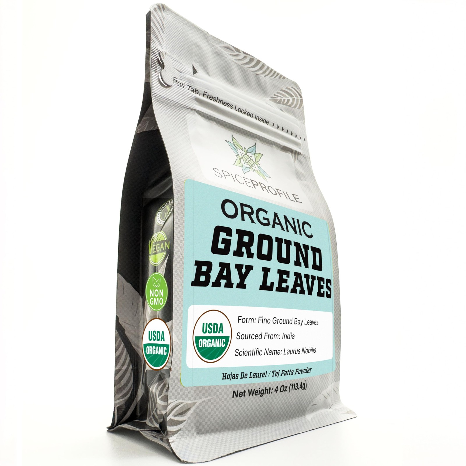 USDA Organic Ground Bay Leaves, Lab Tested for Heavy Metals, Resealable 4 oz …