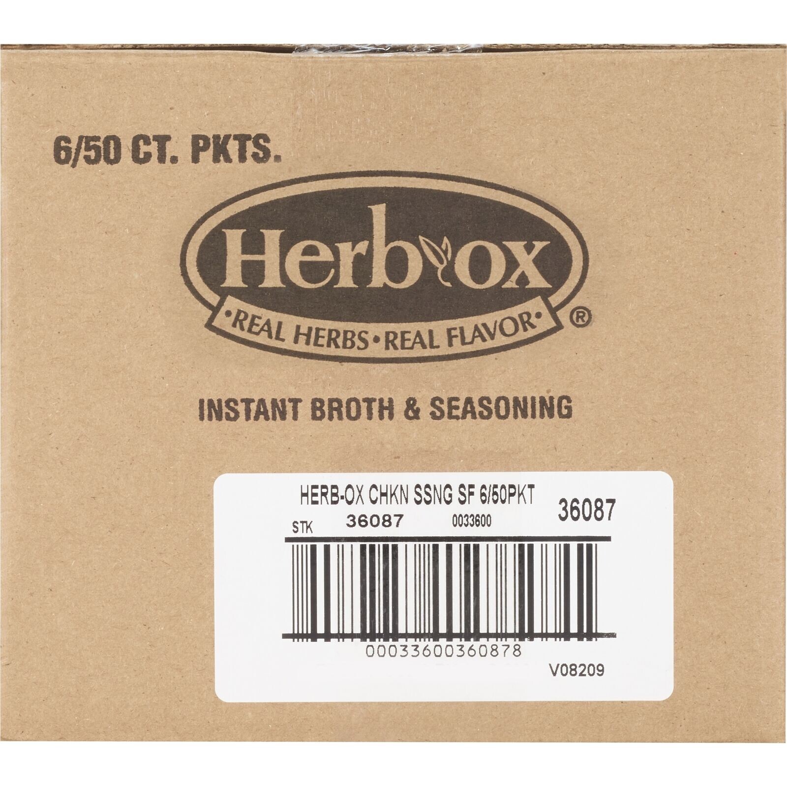 Herb-Ox Sodium Free Instant Broth Chicken Flavor 8 oz Packet 50 Ct + Rebate