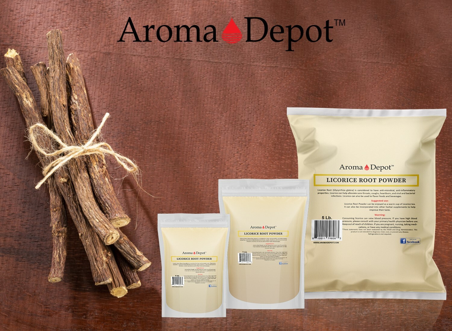 5lb Licorice Root Powder Raw Glycyrrhiza glabra 100% Premium Mulethi (Liquorice)