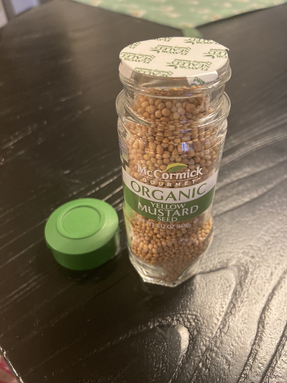 New 2 Pack McCormick Gourmet Organic Yellow Mustard Seed 2.12 oz