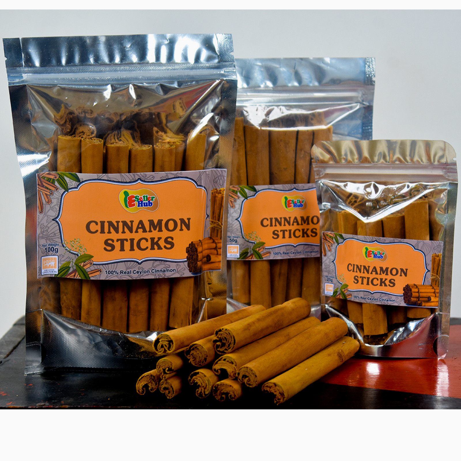 Cinnamon Sticks, Organic Pure Ceylon True Cinnamon from Sri Lanka Free Shipping