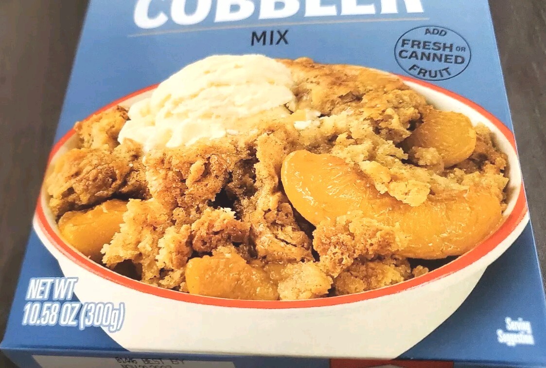 Louisiana Fish Fry Products Fruit Cobbler Mix 10.580z B B10/17/2027 New Look