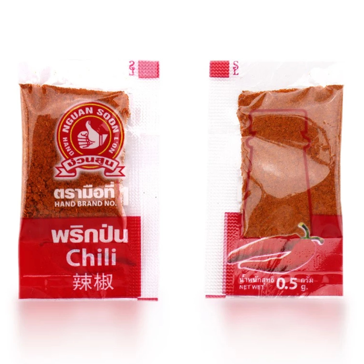 100sachets/pack Crushed Ground Chili Powder Dried Thai Hot Spice Spicy