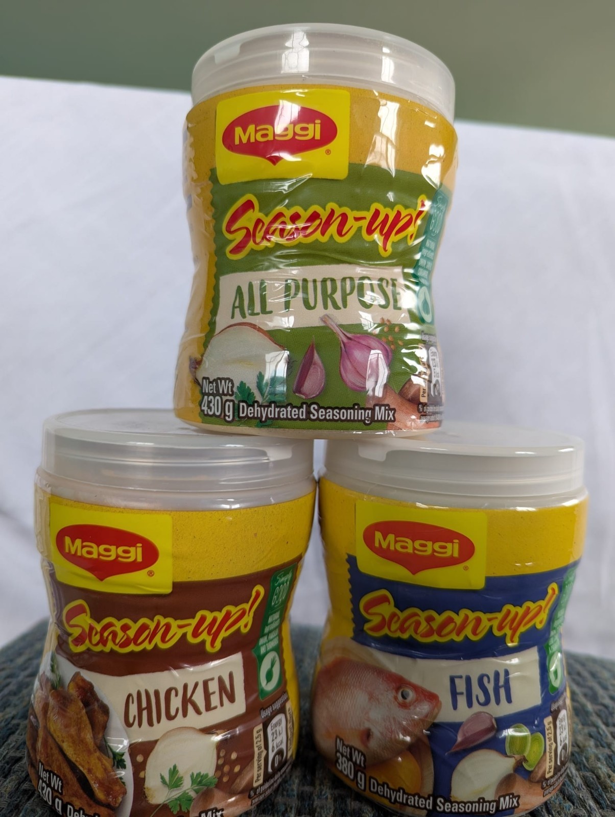 Maggi Season-Up! 3-Pack Bundle (All Purpose, Chicken, Fish) – Authentic Jamaican