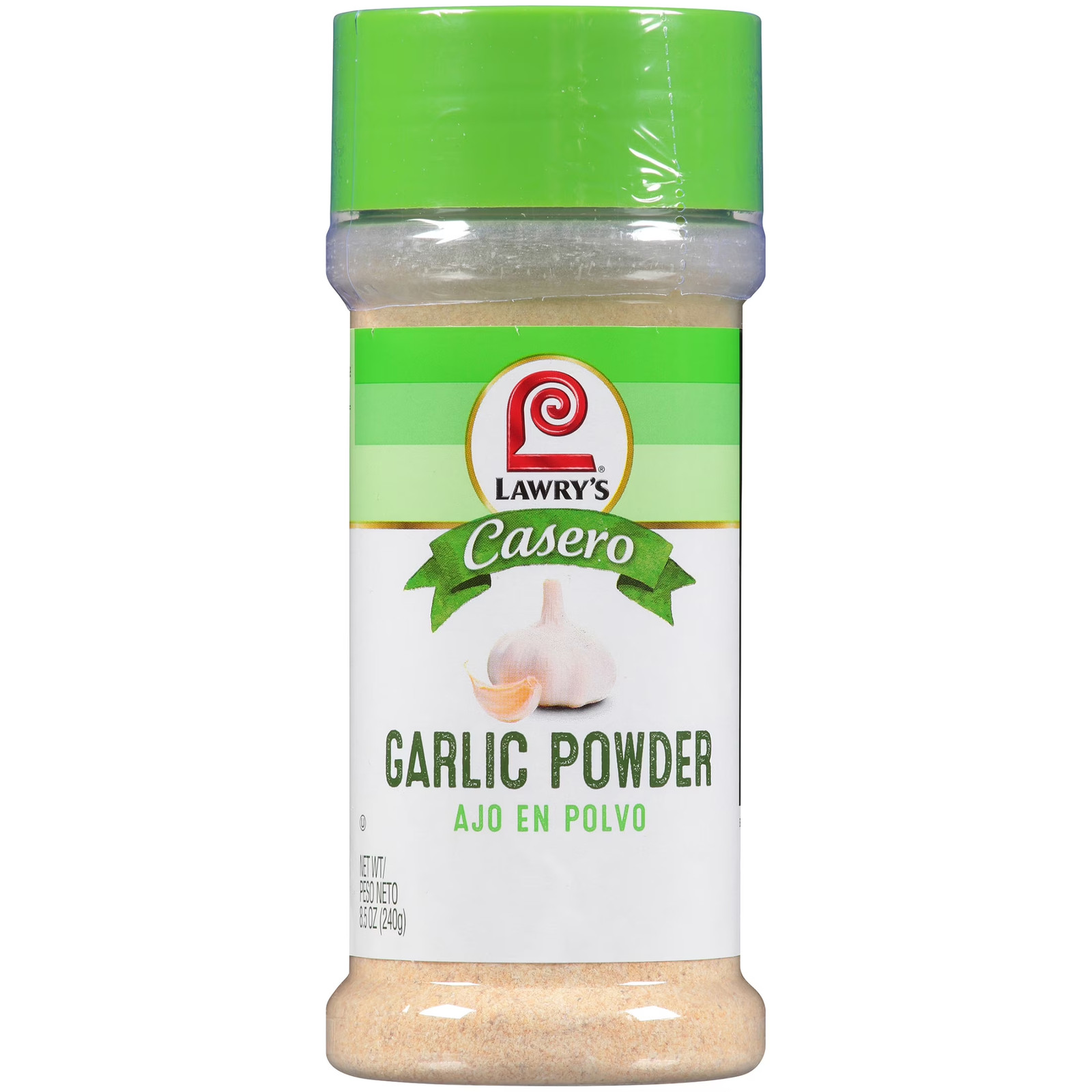 Casero Kosher Garlic Powder, 8.5 Oz Bottle