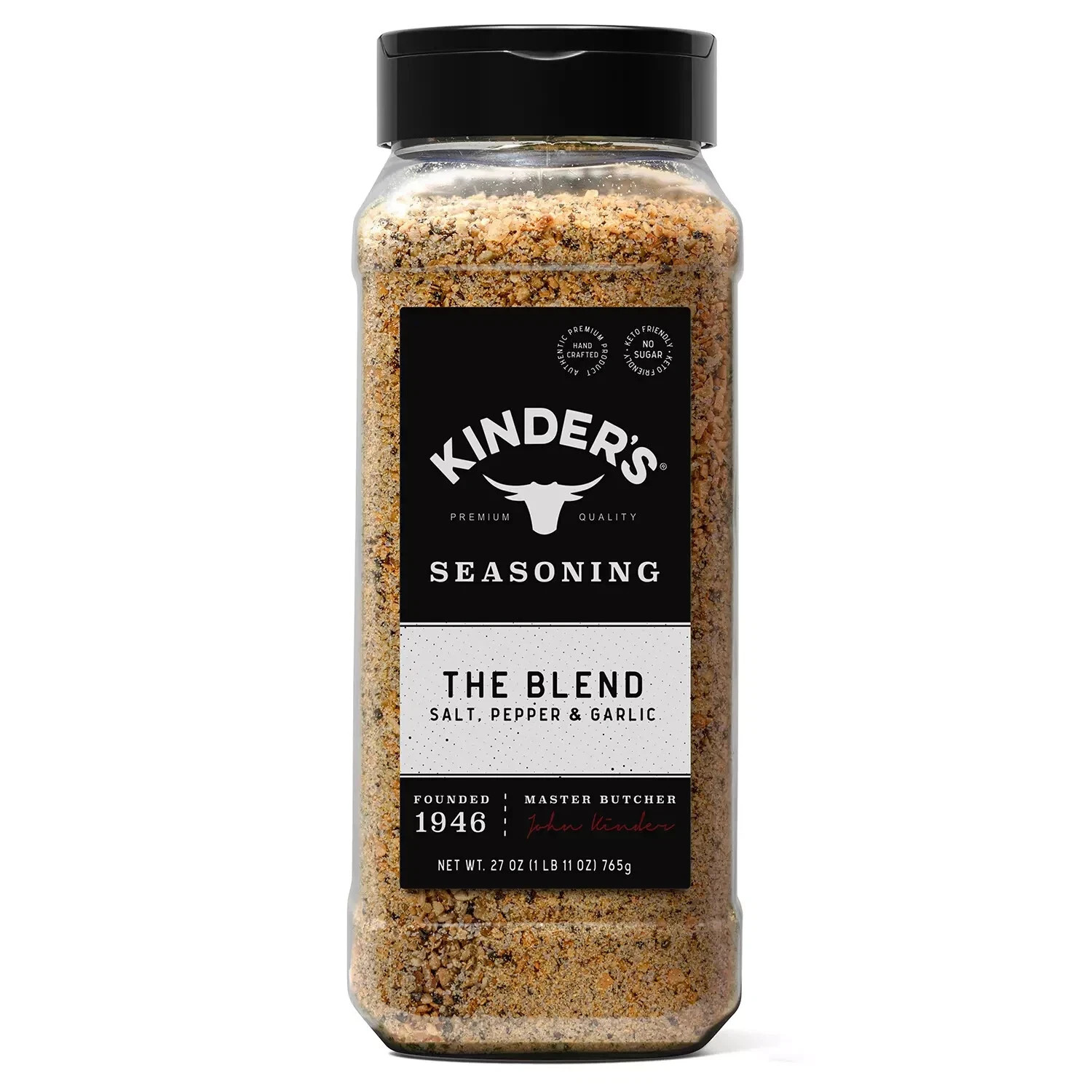Kinder’s The Blend Seasoning Salt, Pepper and Garlic, 27 oz. Free shipping