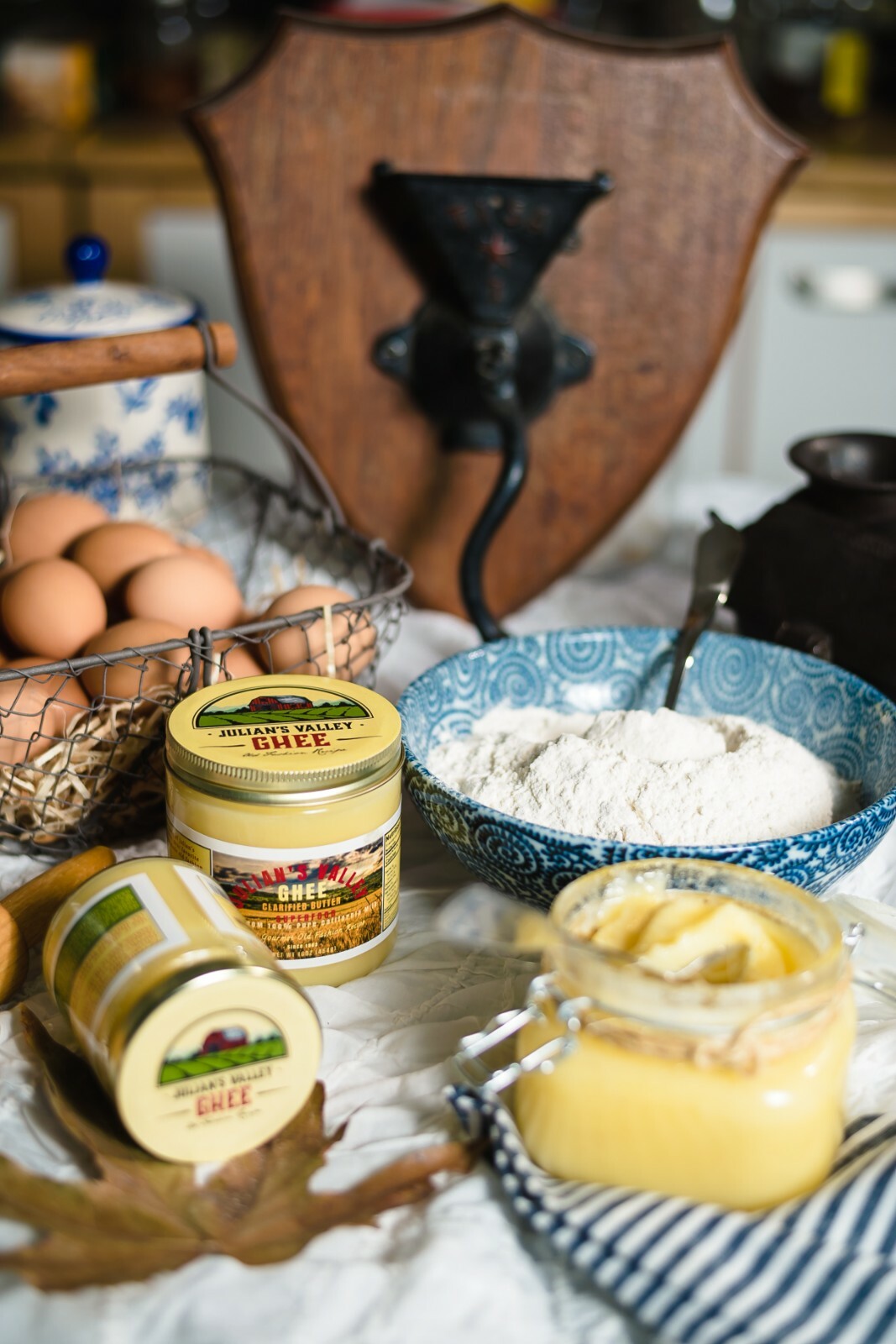 4 Pack Julian’s Valleys Organic Farm Recipe Ghee 16OZ Non-GMO/Lactose Free/Keto
