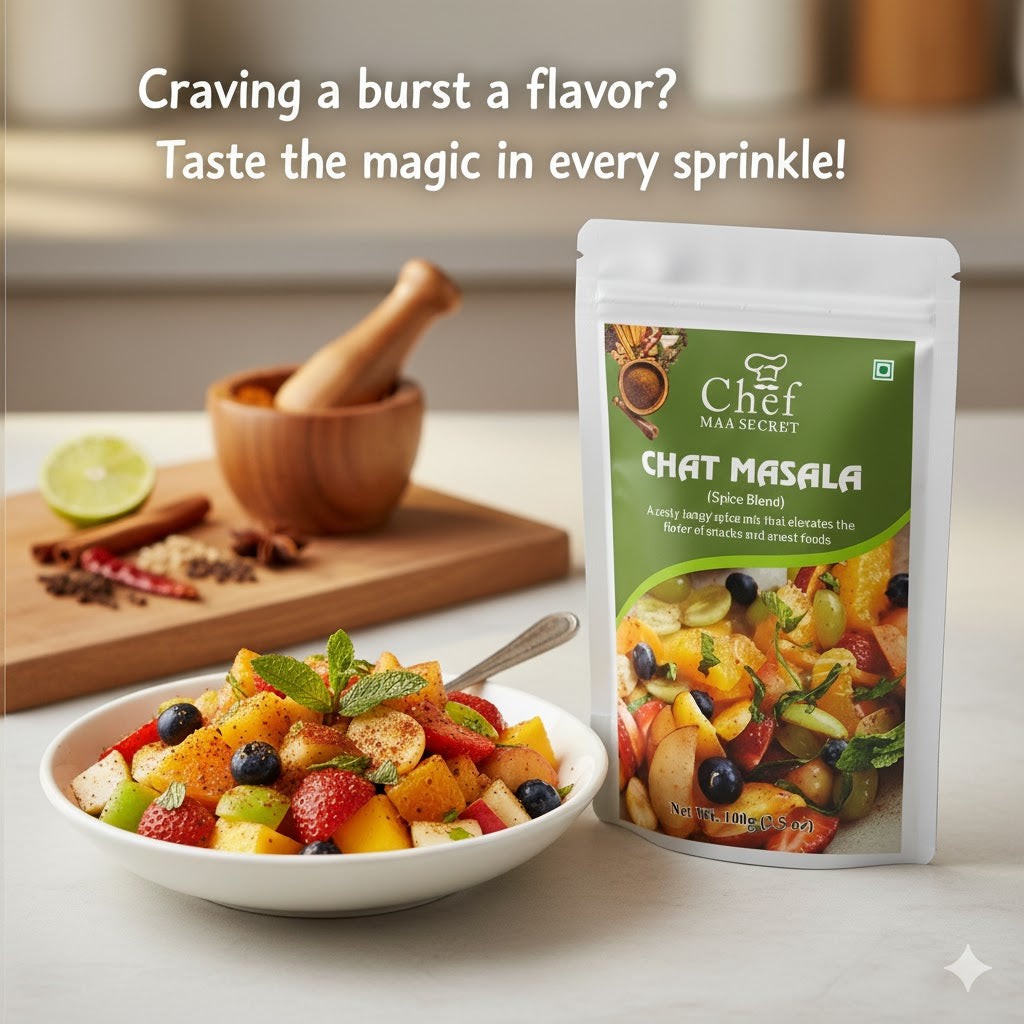 Aiva Chef Chat Masala 3.5 oz (Pack of 12) | Indian Blended Spices