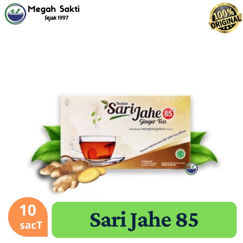 Instant ginger tea drink powder 10 sachets 200g warming beverage