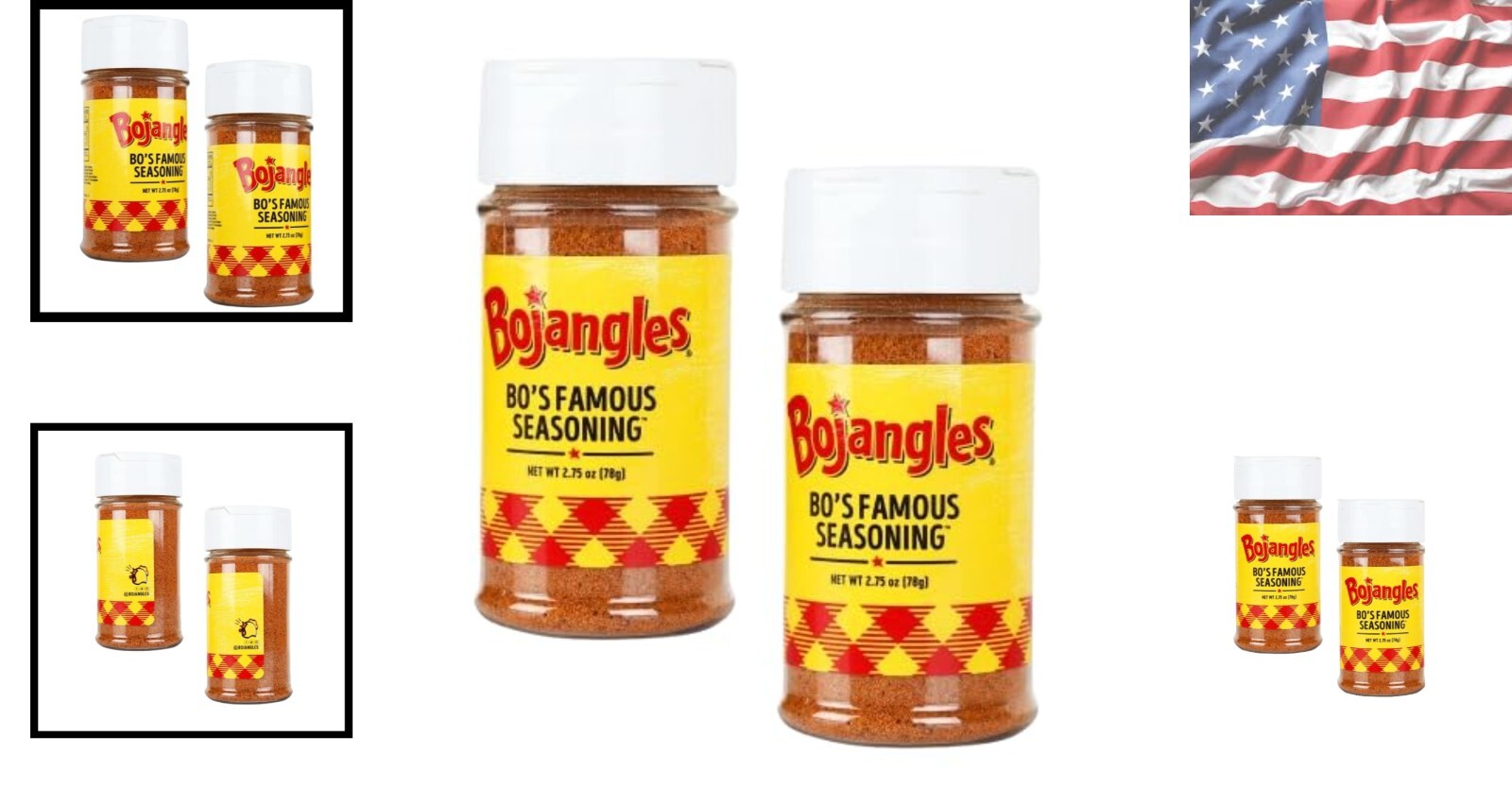 Authentic Bo’s Famous Seasoning Salt 2 Pack – 2.75oz Bottles for Gourmet Cooking