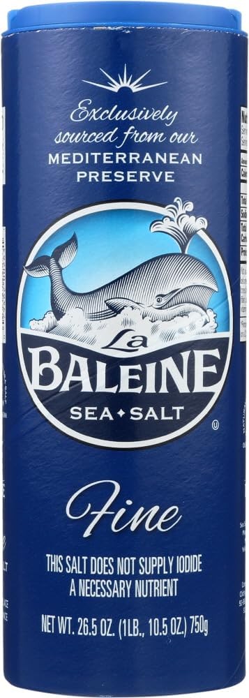 Fine Crystals Canister, Sea Salt, 26.5 Ounce