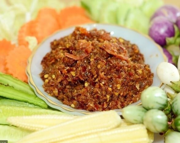Nam Prik Na Rok Spicy Chilli Paste Thai Food Cook Dipping Sauce Vegetable 50g