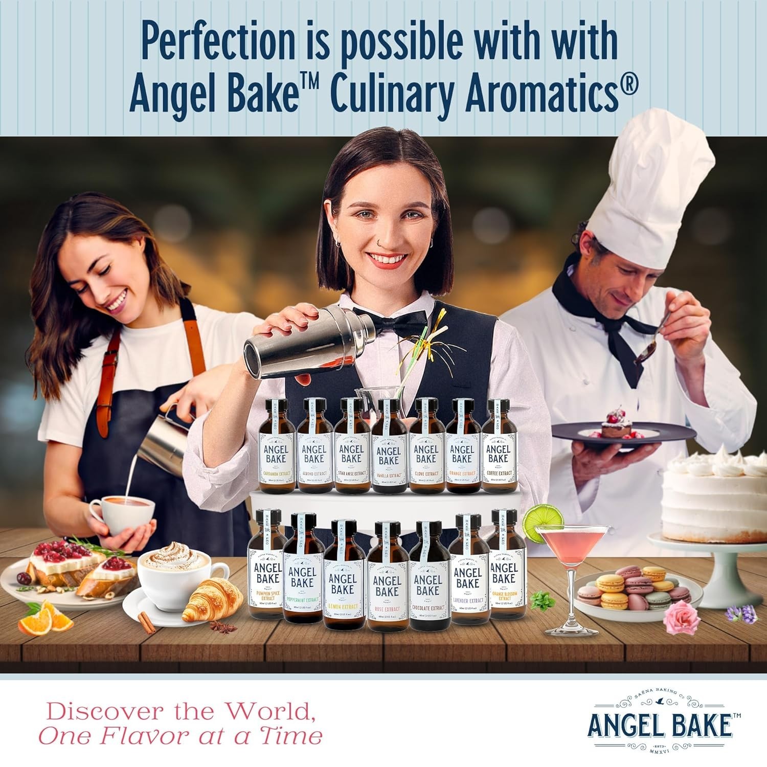 Angel Bake 2 Oz Lavender Extract Gift Set with Spritzer & Dropper – 200 Servings