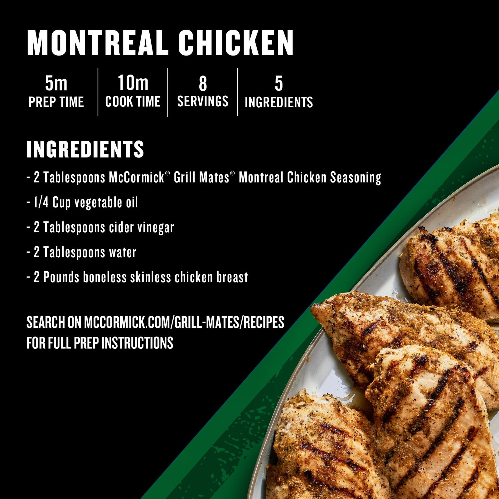 McCormick Montreal Chicken Seasoning, 8 oz