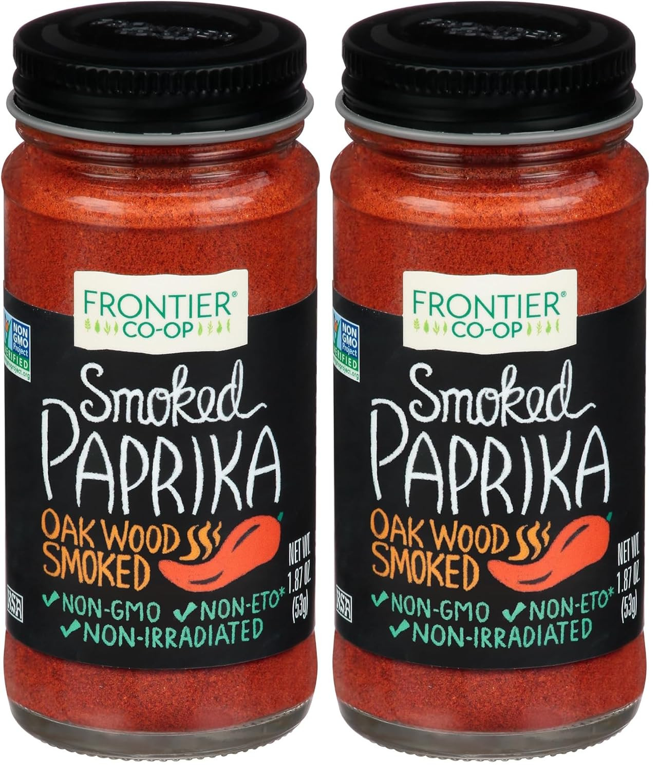 Smoked Ground Paprika, All Natural Paprika Powder, Kosher | 1.87 Ounce (Pack of