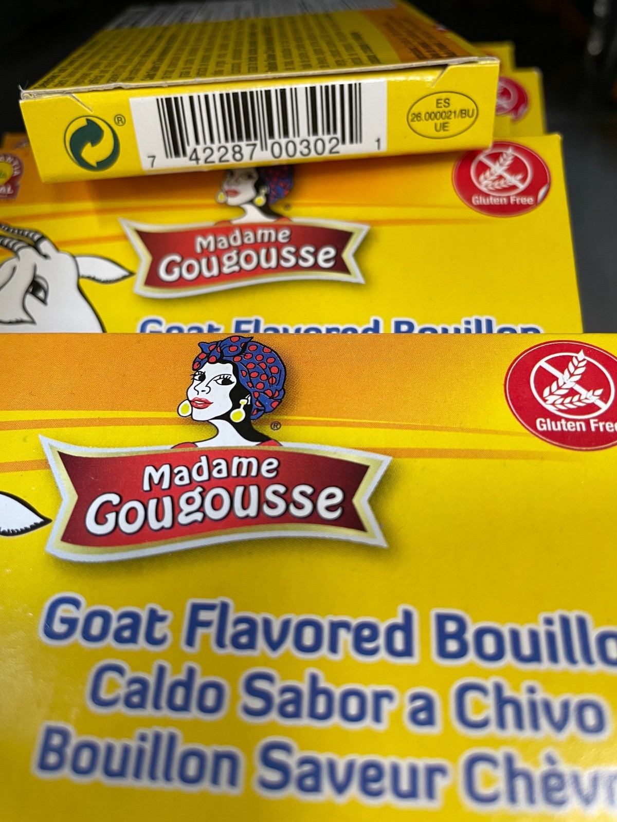6 Pack Madame Gougousse Goat Bouillon Cubes – 8 Cubes per Pack (2.82 oz Each)