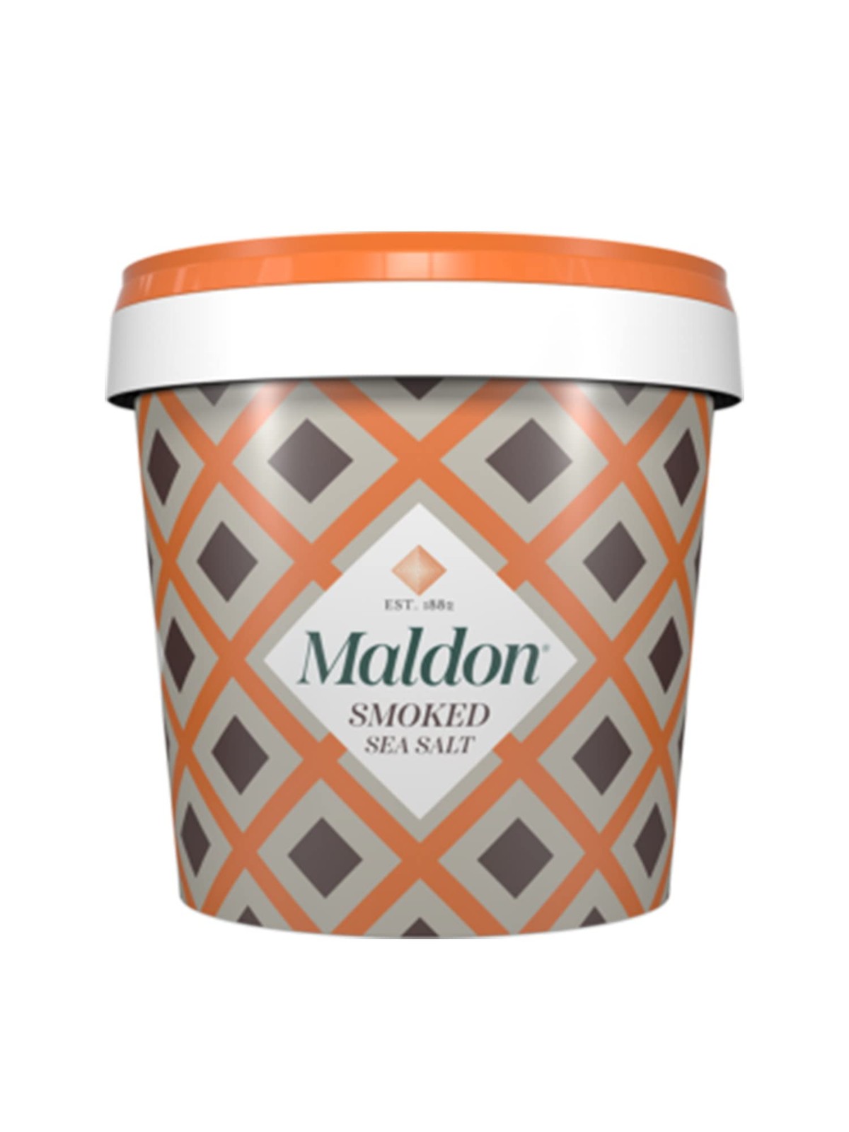 Maldon Salt, Smoked Sea Salt Flakes, 1.1 lb (500 g), Bulk Tub, Kosher, Natural,
