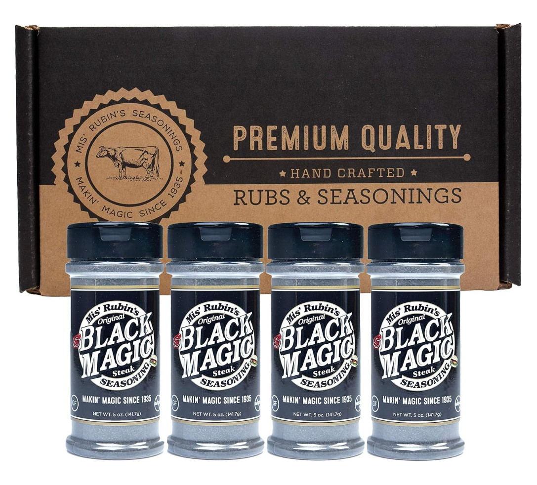 BBQ Rub “Black Magic” Mis’ Rubin’s Steak Rub & Chicken Seasoning: Gourmet Spices