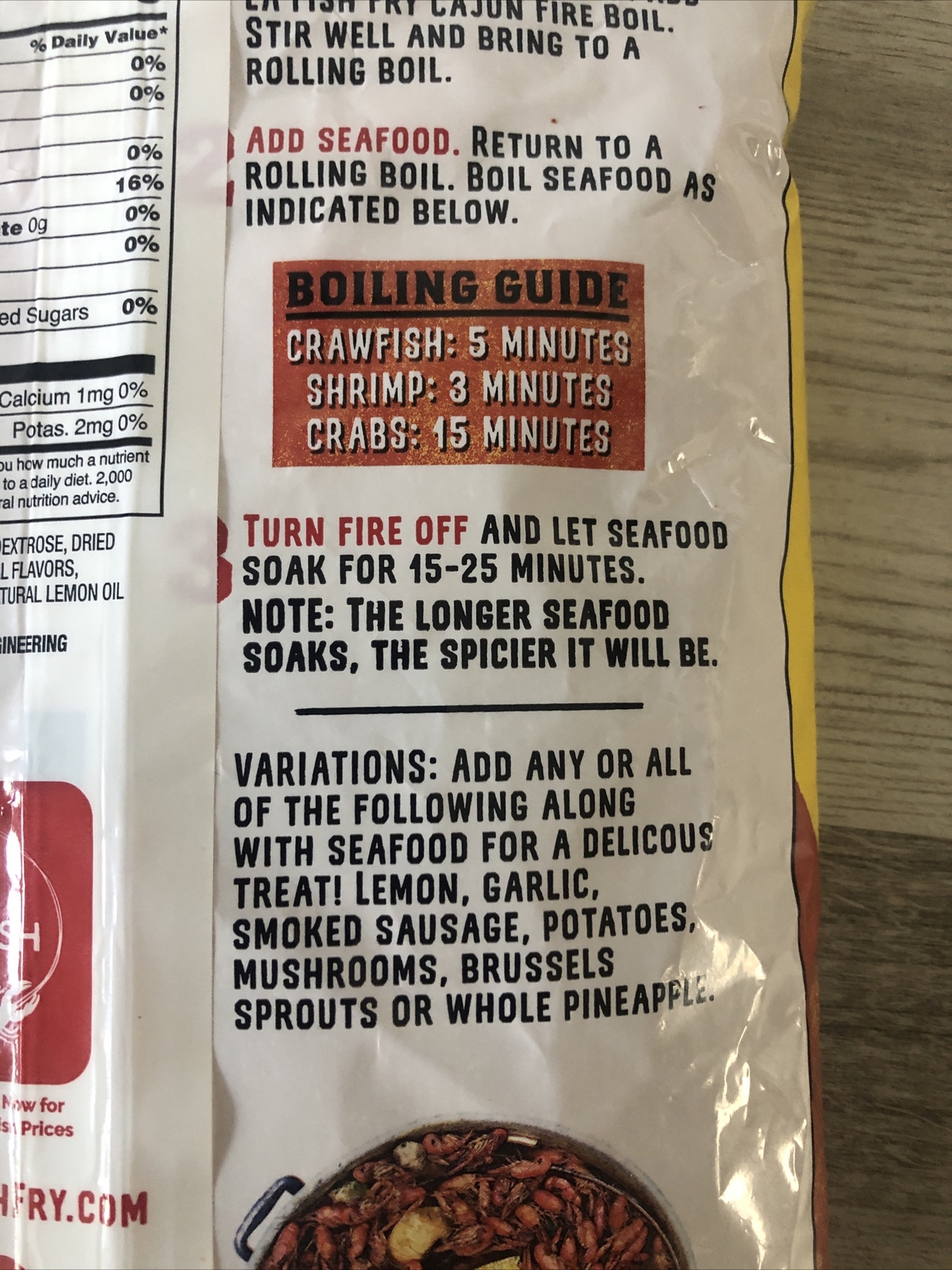 NEW CAJUN FIRE Louisiana Crawfish Crab & Shrimp Boil 4.06 Lbs Bag EXTRA SPICY