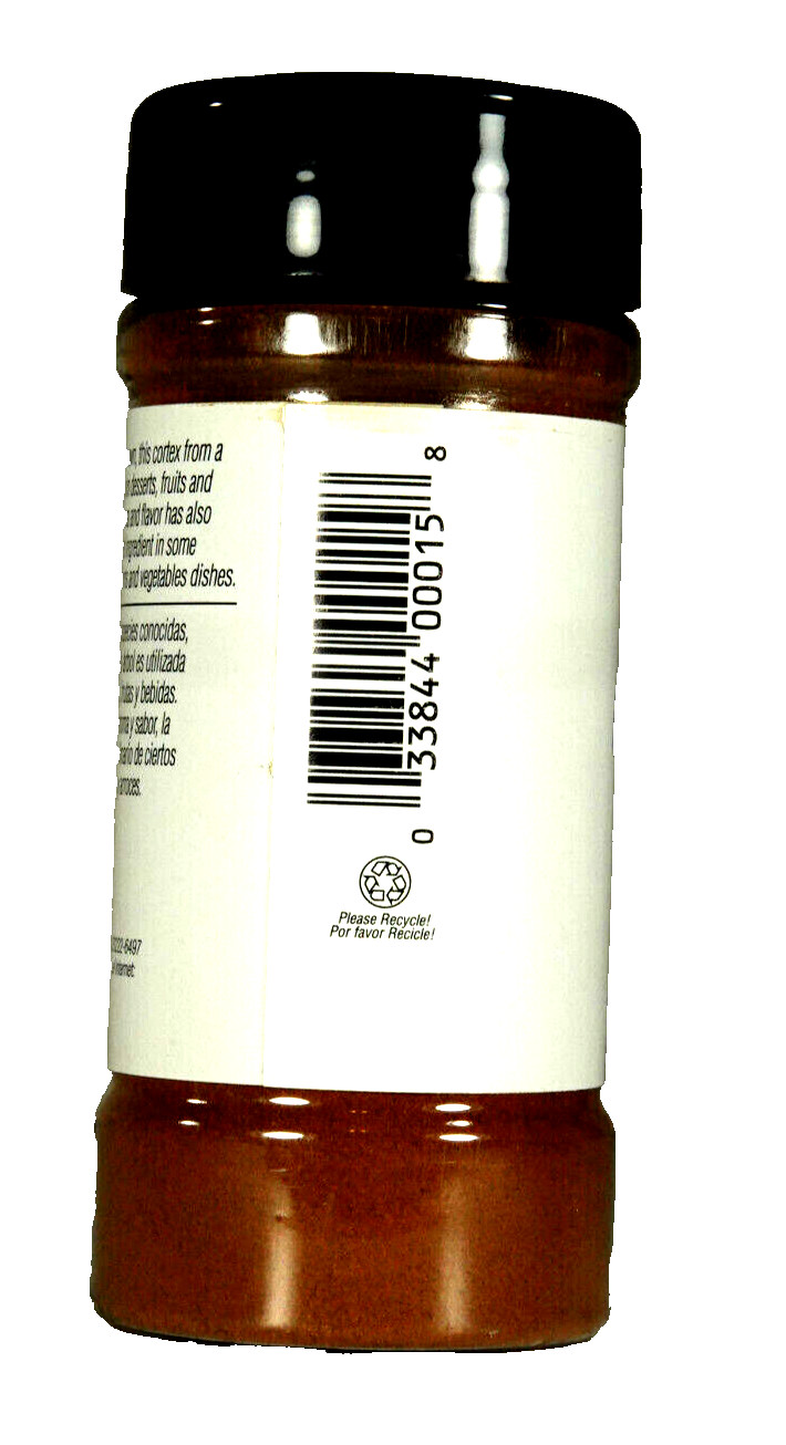 Badia Cinnamon Powder 2 OZ. jar -16 Jars