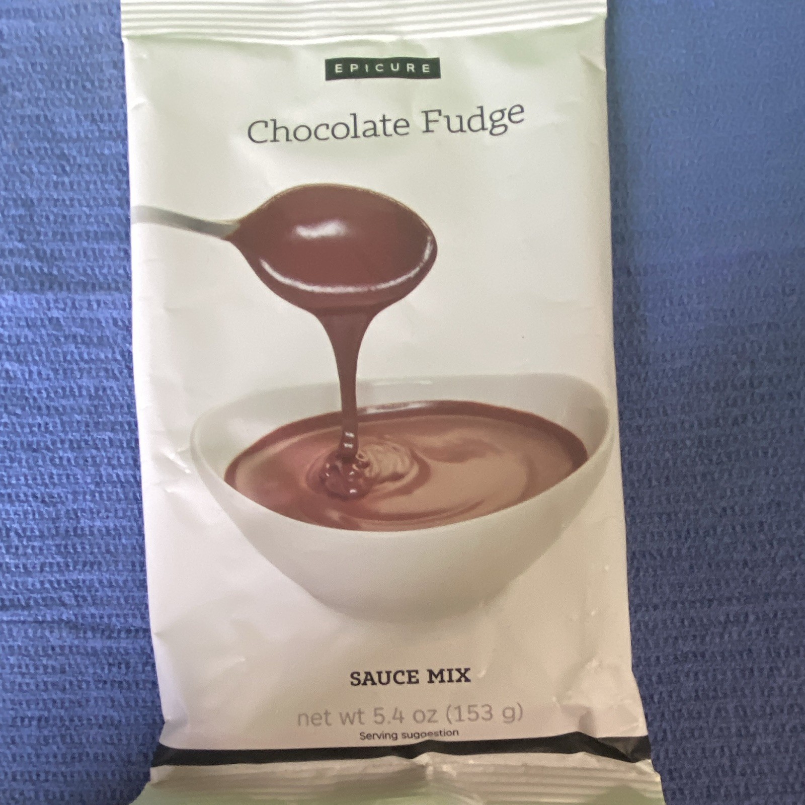 Epicure Chocolate Fudge Sauce Mix Packet 153 g Gluten Free Non-GMO Verified